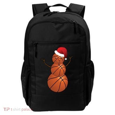 Christmas Basketball Snowman Backpack