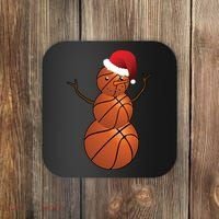 Christmas Basketball Snowman Coaster thumb 0
