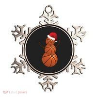 Christmas Basketball Snowman Ornament thumb 0