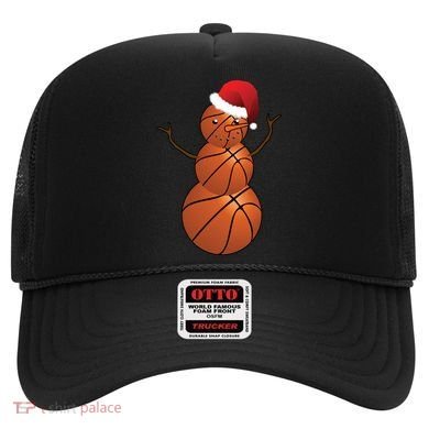 Christmas Basketball Snowman Hat