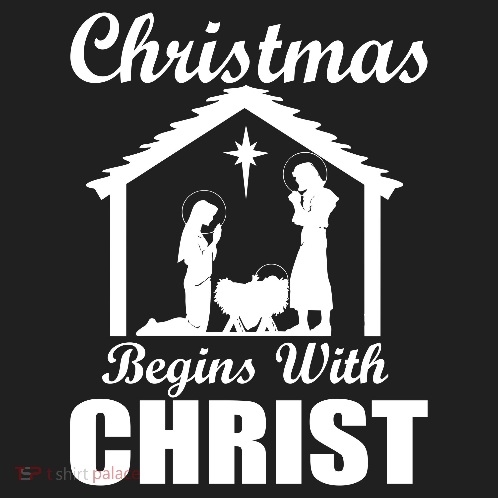 Christmas Begins With Christ Beanie