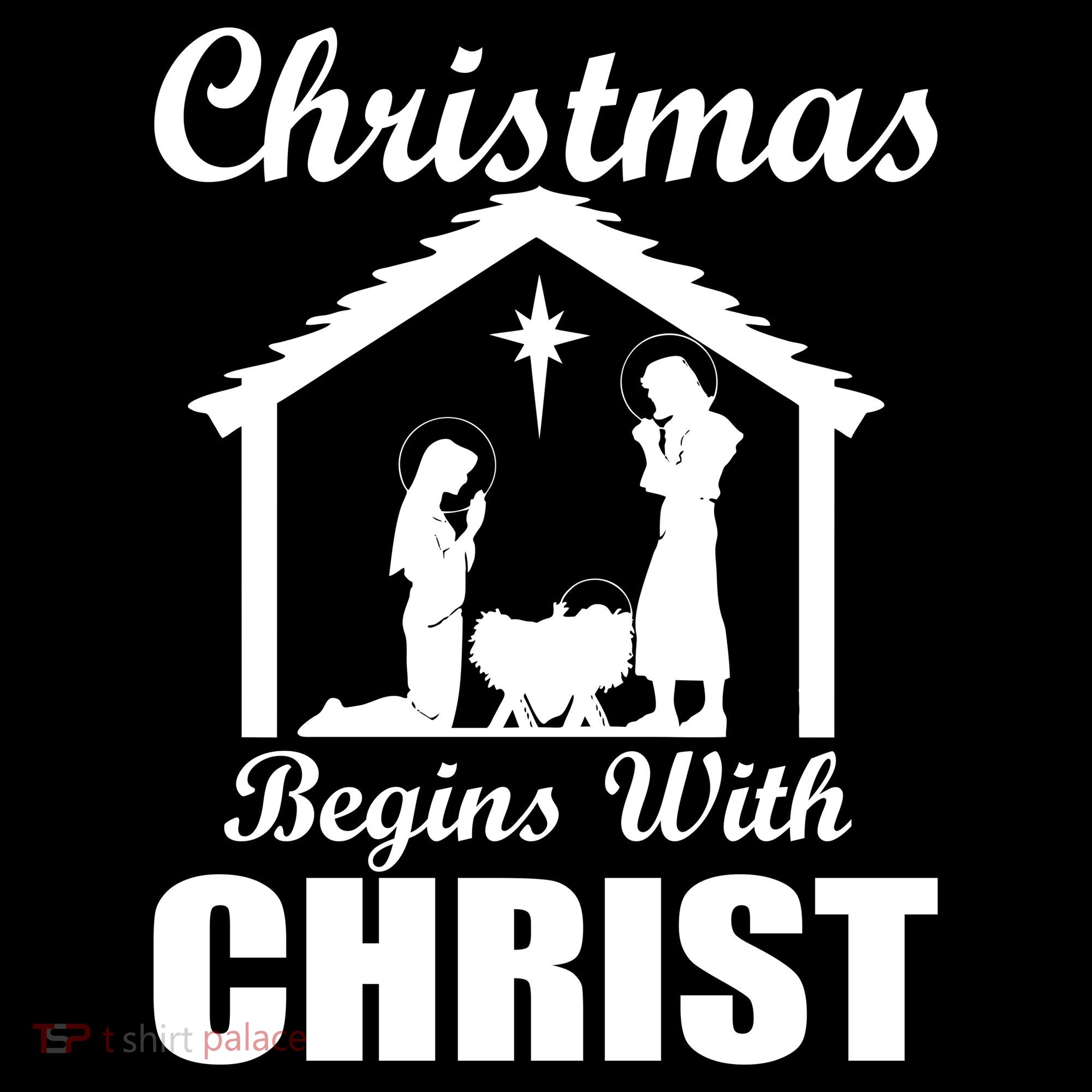 Christmas Begins With Christ Women's Hoodie