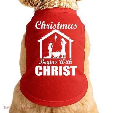 Christmas Begins With Christ Doggie Tank