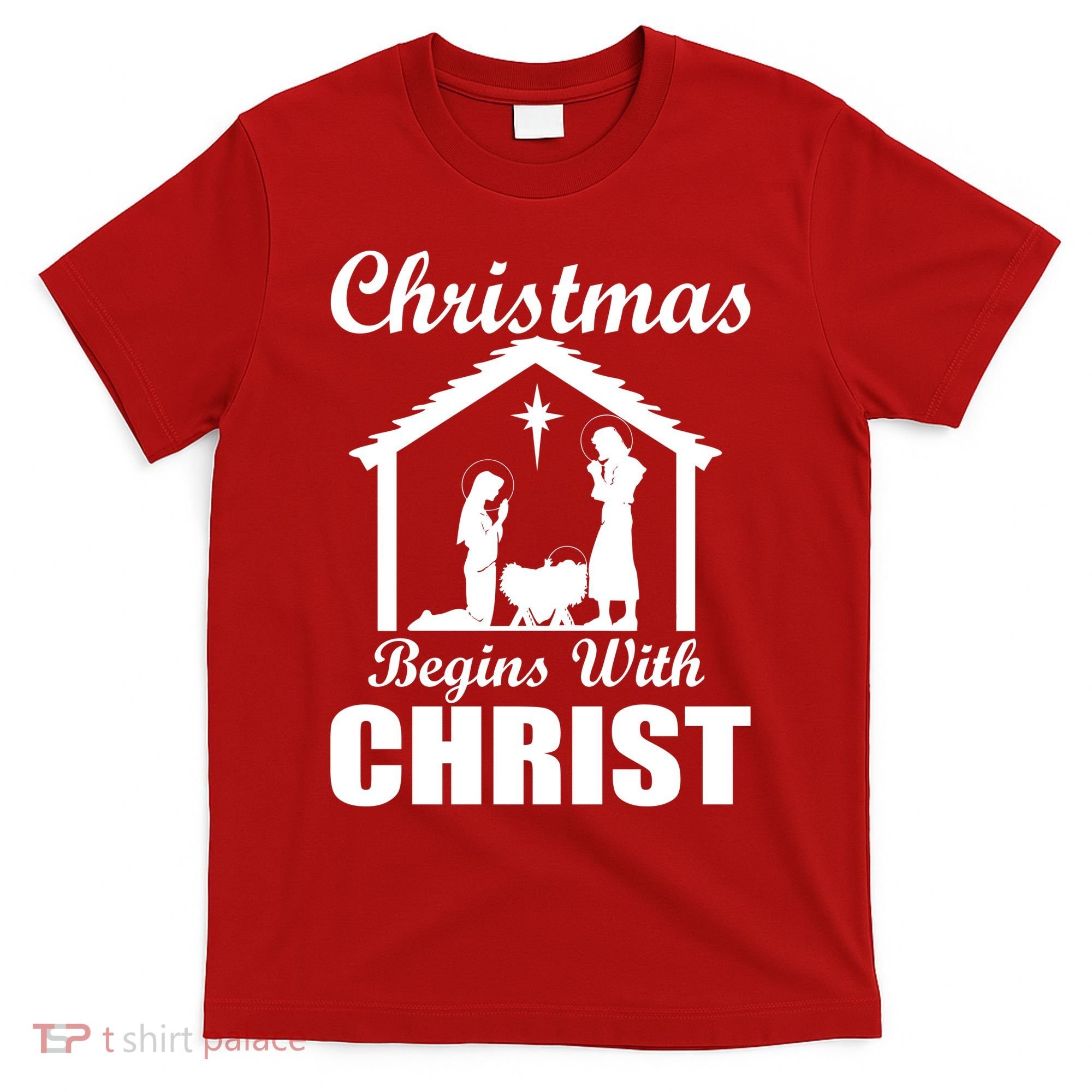 Christmas Begins With Christ T-Shirt