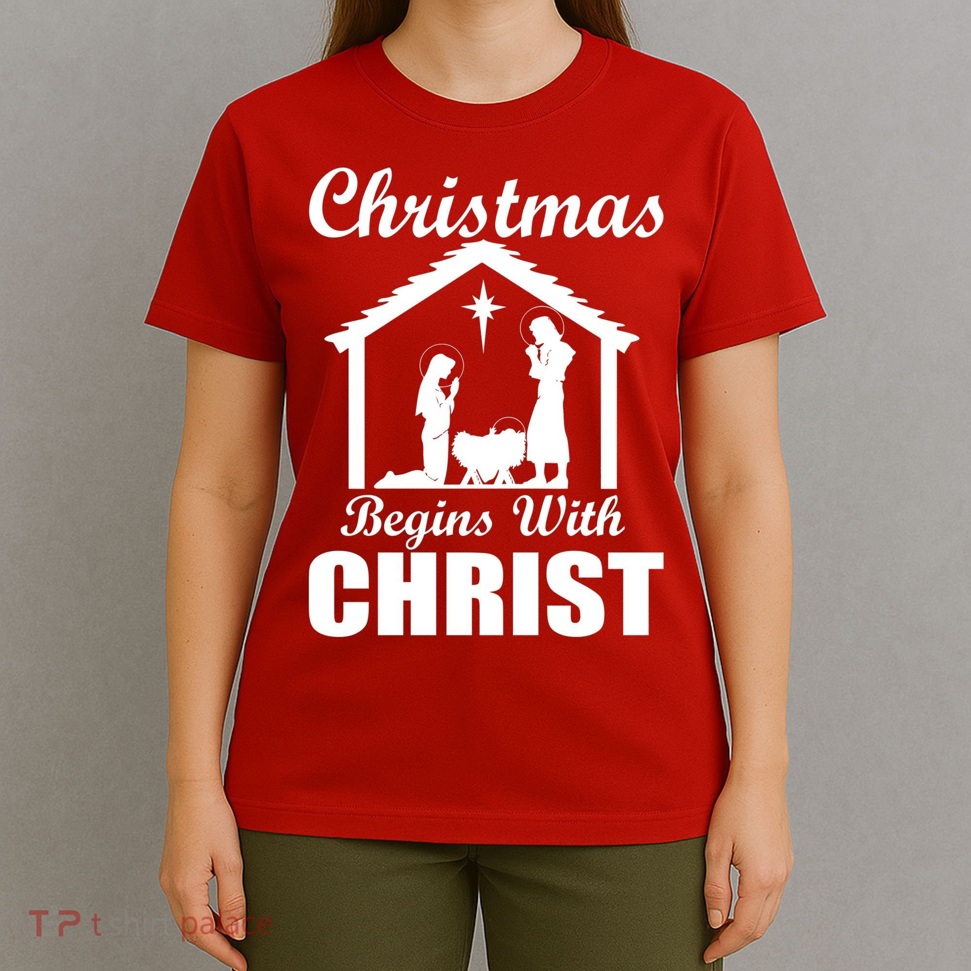 Christmas Begins With Christ T-Shirt