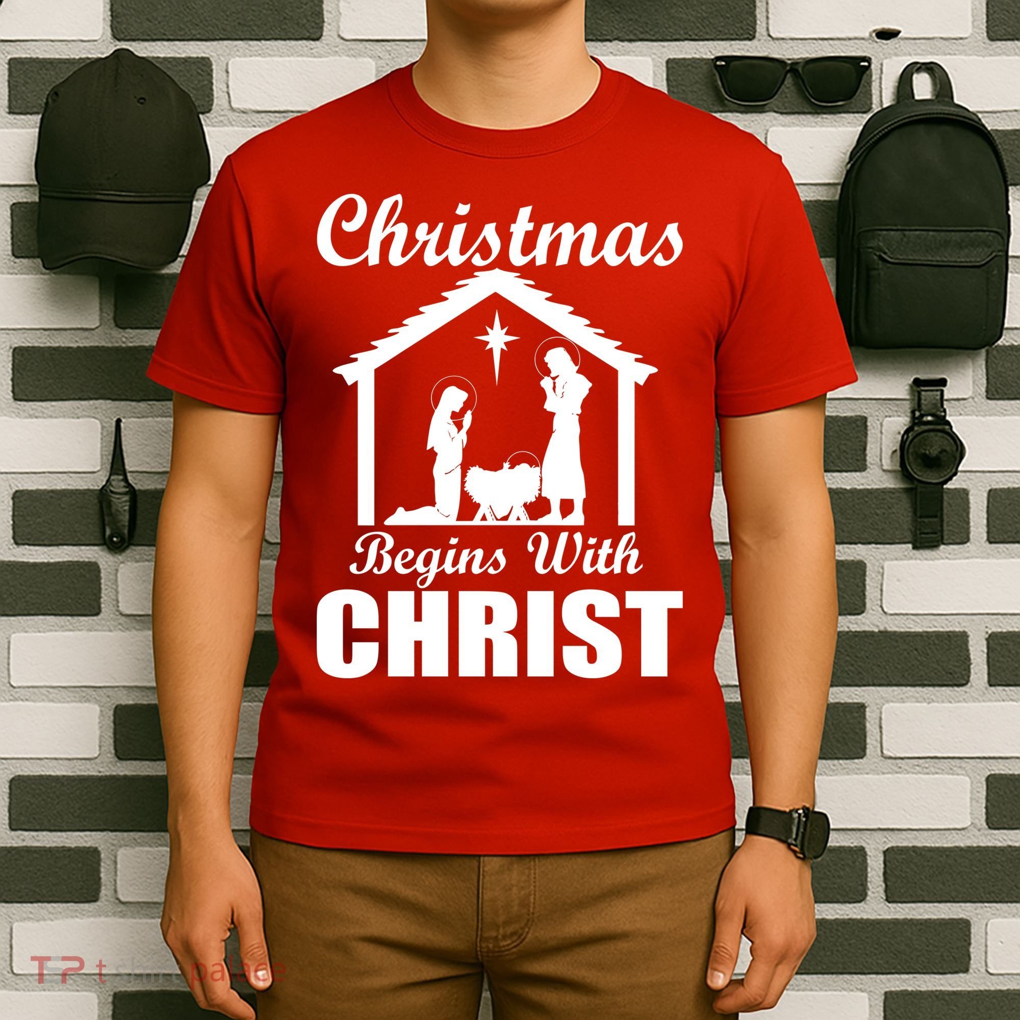 Christmas Begins With Christ T-Shirt