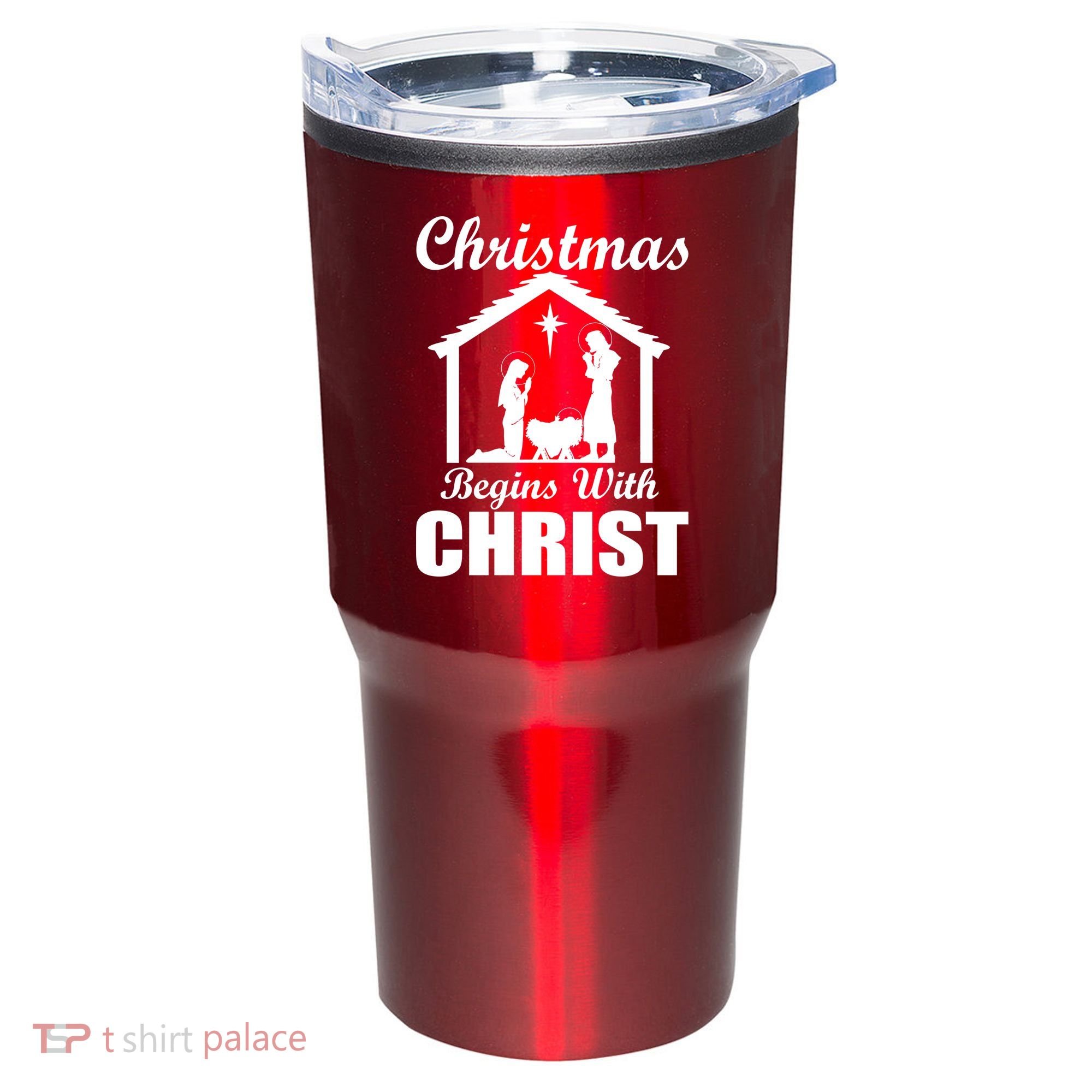 Christmas Begins With Christ Tumbler