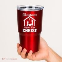 Christmas Begins With Christ Tumbler thumb 2
