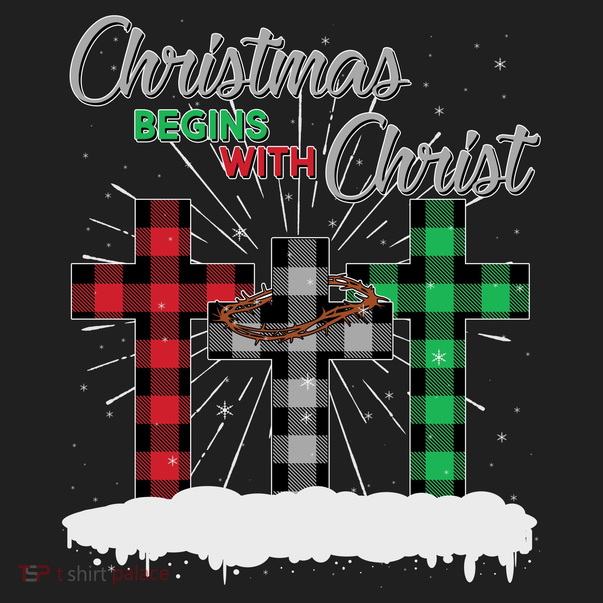 Christmas Begins With Christ Jesus Birthday Women's Sweatshirt