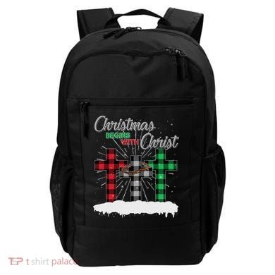 Christmas Begins With Christ Jesus Birthday Backpack