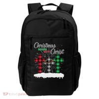 Christmas Begins With Christ Jesus Birthday Backpack thumb 0