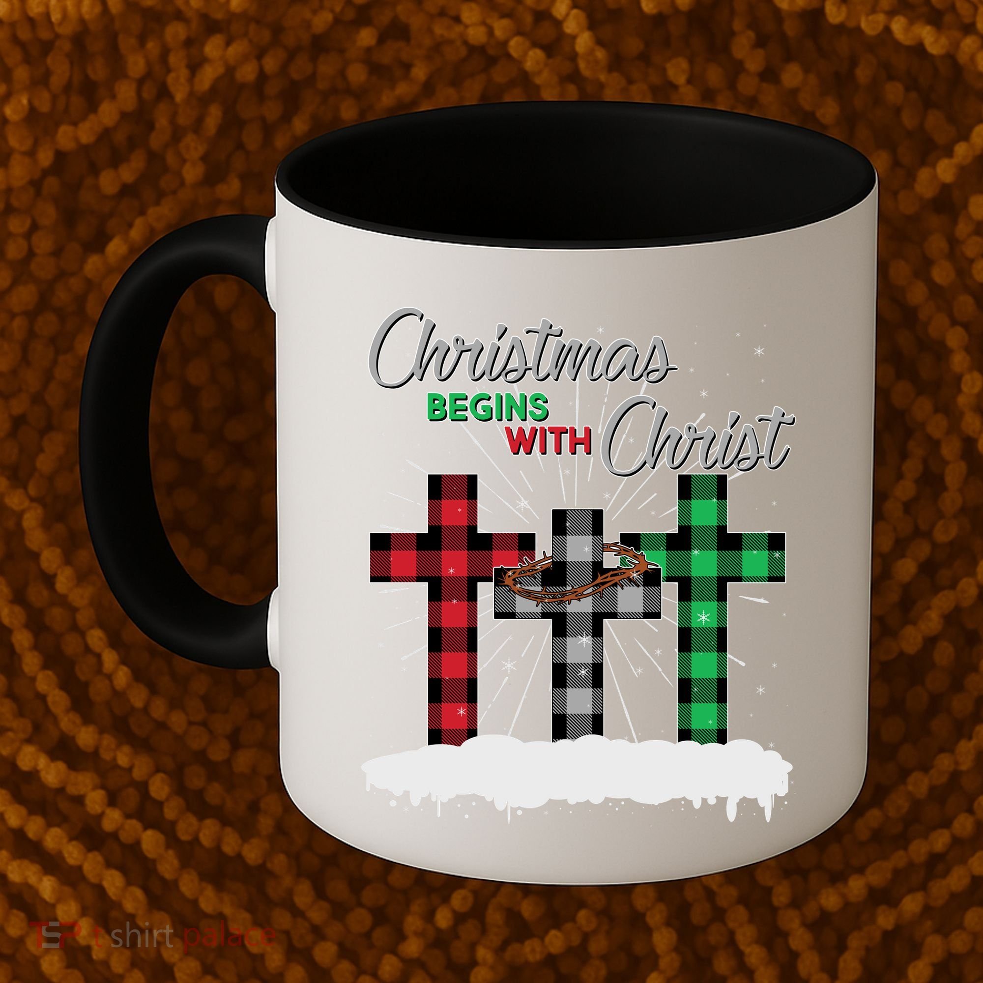 Christmas Begins With Christ Jesus Birthday Coffee Mug