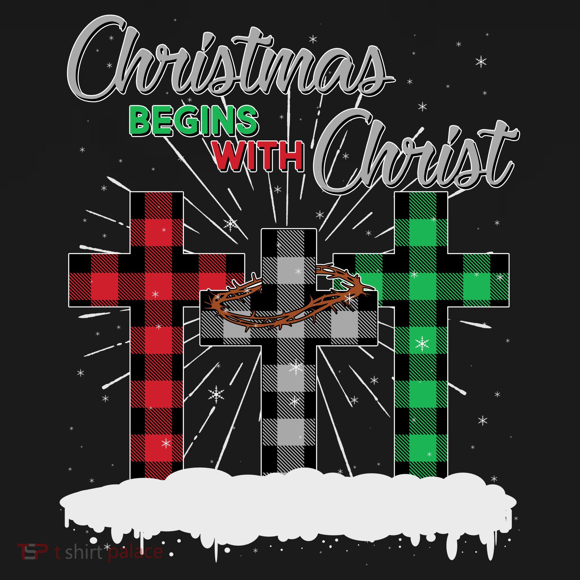 Christmas Begins With Christ Jesus Birthday Women's Hoodie
