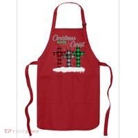 Christmas Begins With Christ Jesus Birthday Apron thumb 0