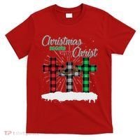 Christmas Begins With Christ Jesus Birthday T-Shirt thumb 0