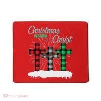 Christmas Begins With Christ Jesus Birthday Mousepad thumb 0