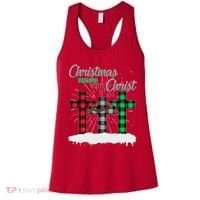 Christmas Begins With Christ Jesus Birthday Women's Tank Top thumb 0