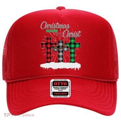Christmas Begins With Christ Jesus Birthday Hat