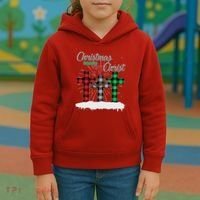 Christmas Begins With Christ Jesus Birthday Kids Hoodie thumb 3
