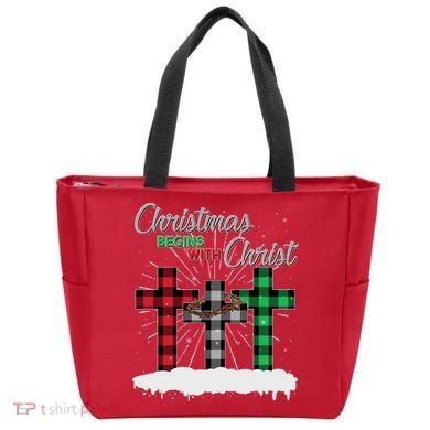 Christmas Begins With Christ Jesus Birthday Tote Bag