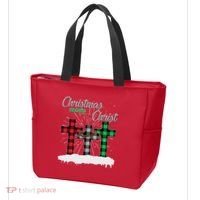 Christmas Begins With Christ Jesus Birthday Tote Bag thumb 3