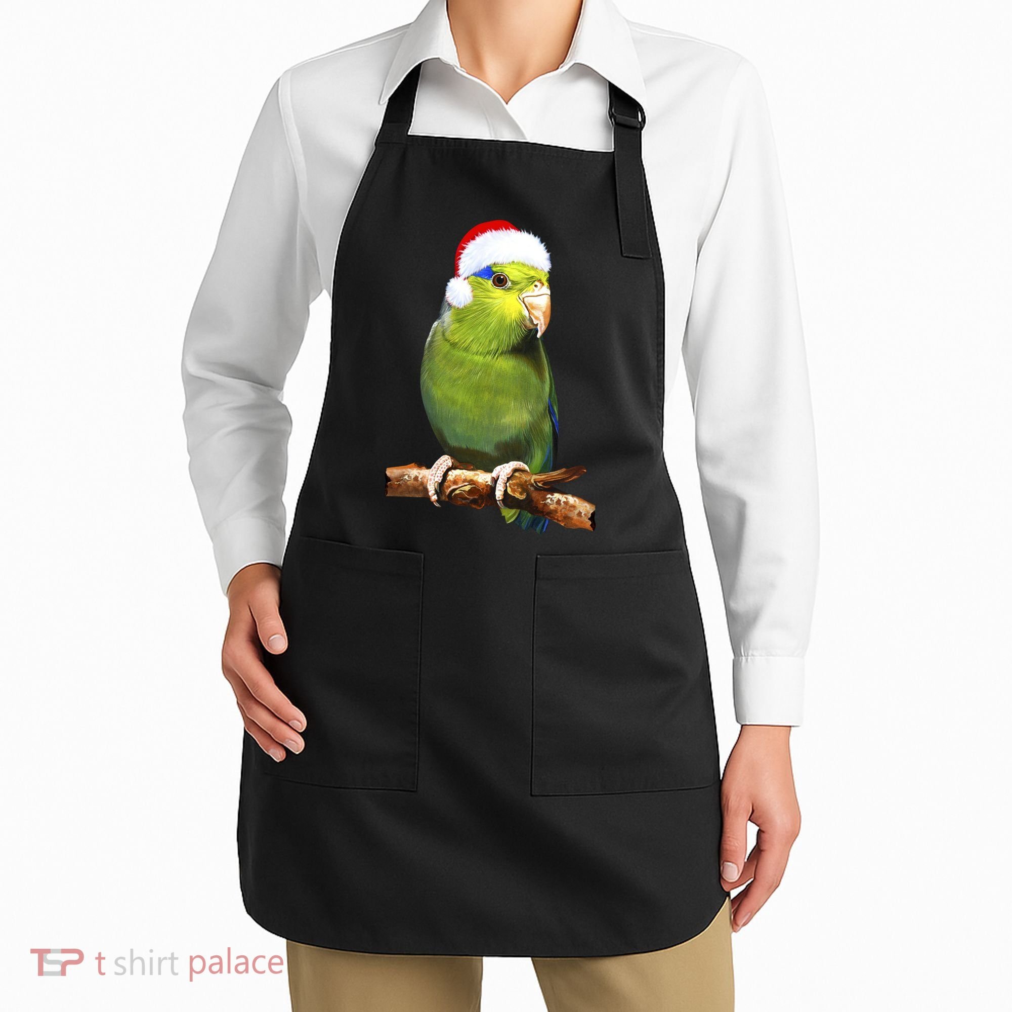 Christmas Bird Parrot Apron