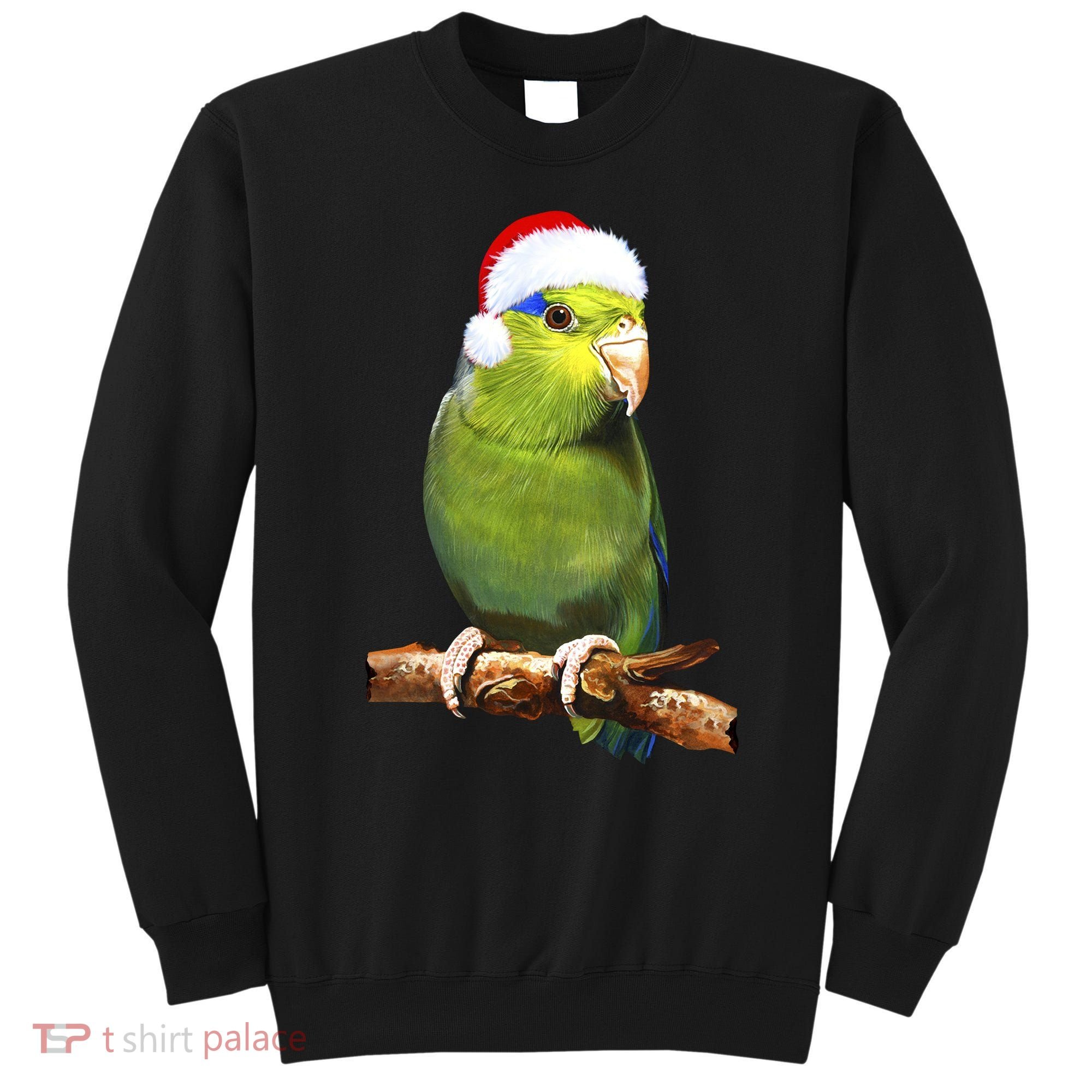 Christmas Bird Parrot Sweatshirt