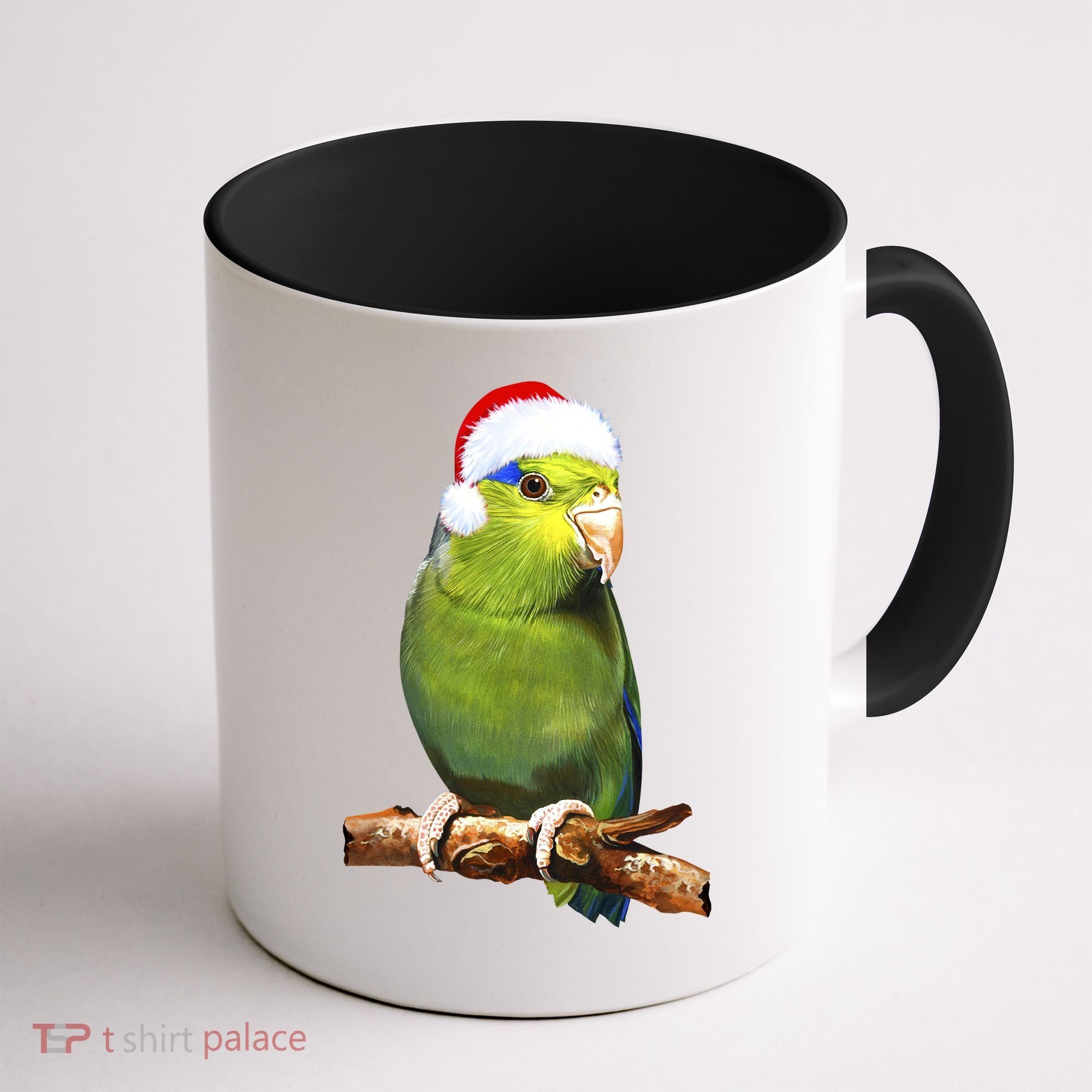Christmas Bird Parrot Coffee Mug