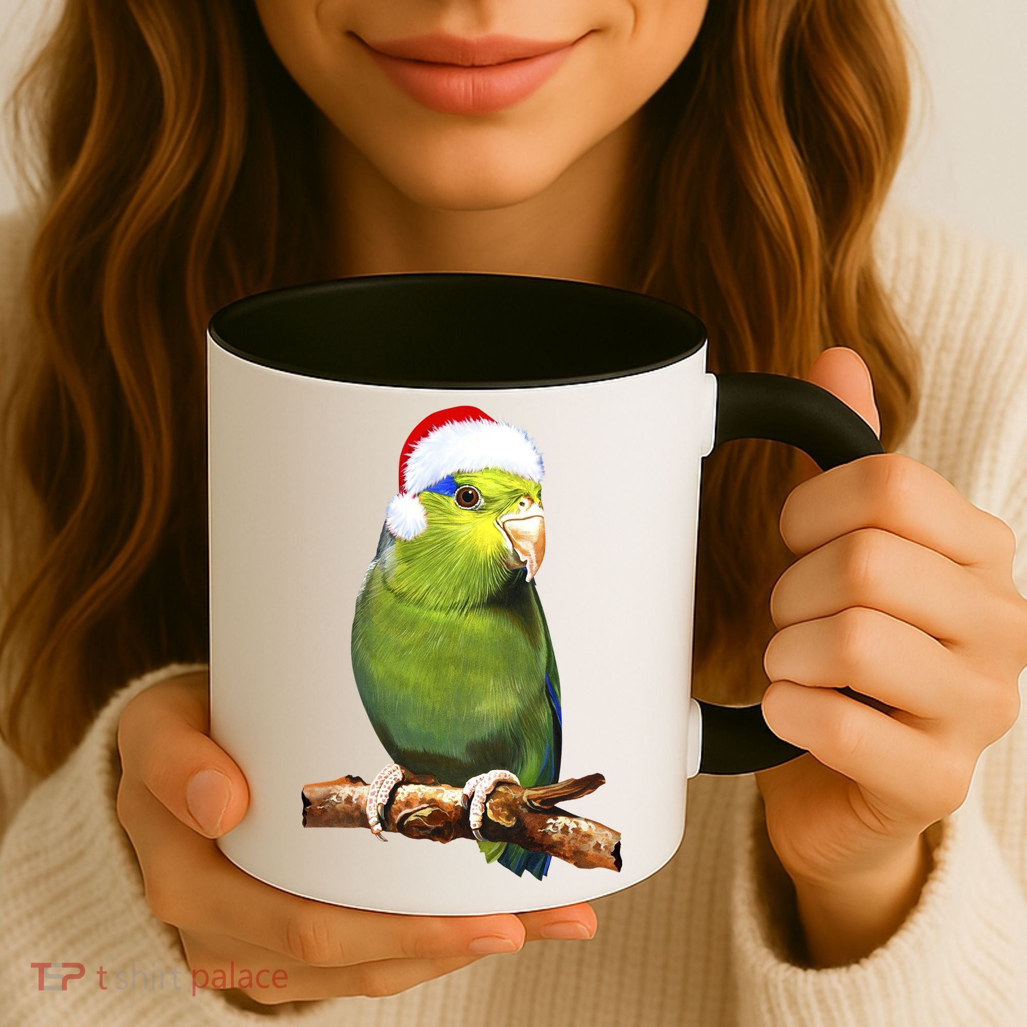 Christmas Bird Parrot Coffee Mug
