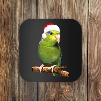 Christmas Bird Parrot Coaster
