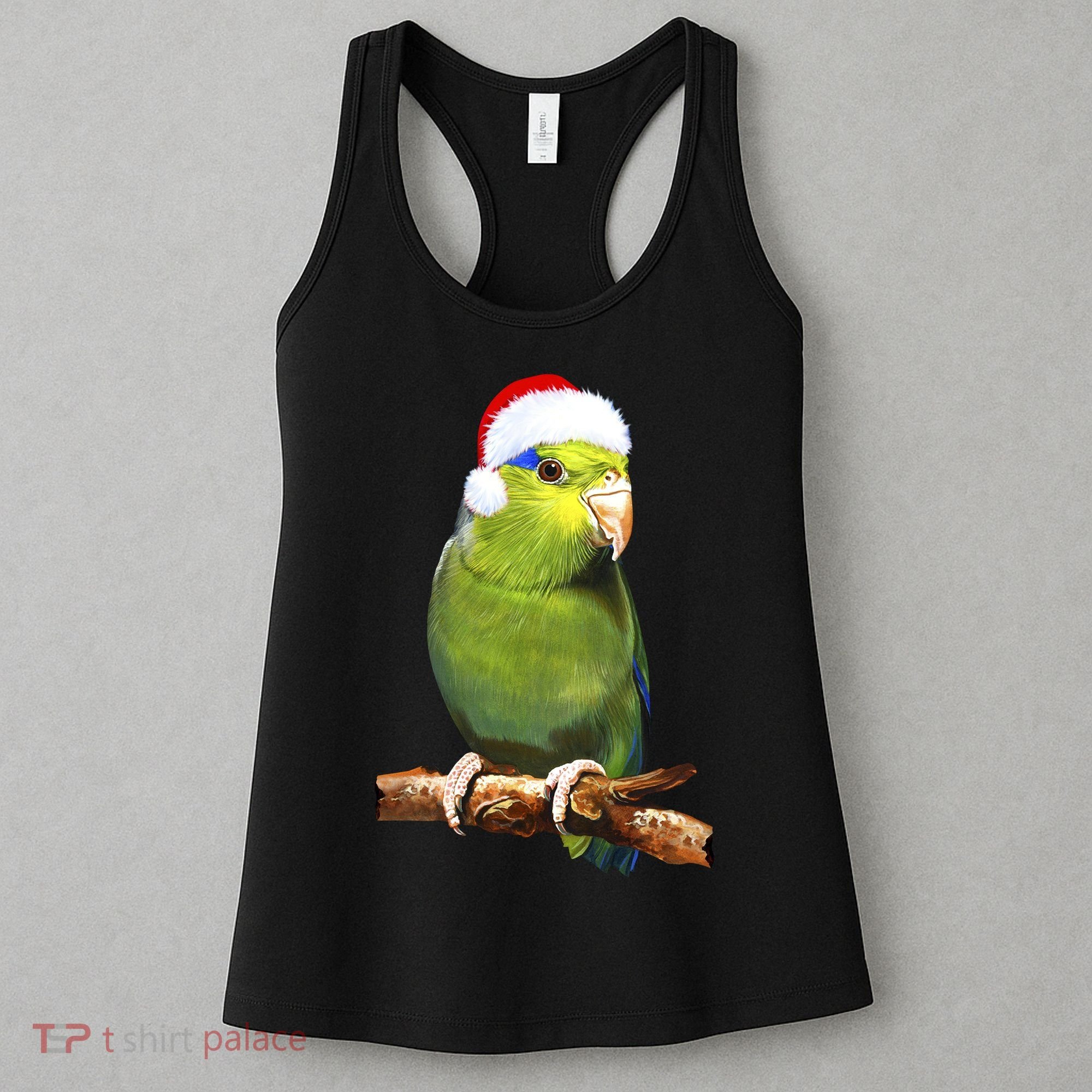 Christmas Bird Parrot Women's Tank Top