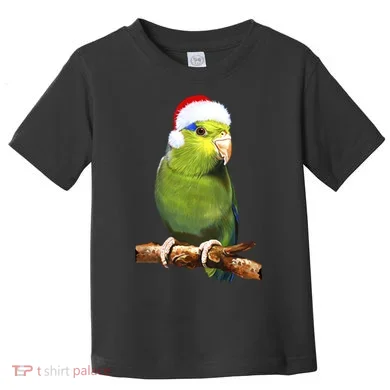 Christmas Bird Parrot Toddler T-Shirt