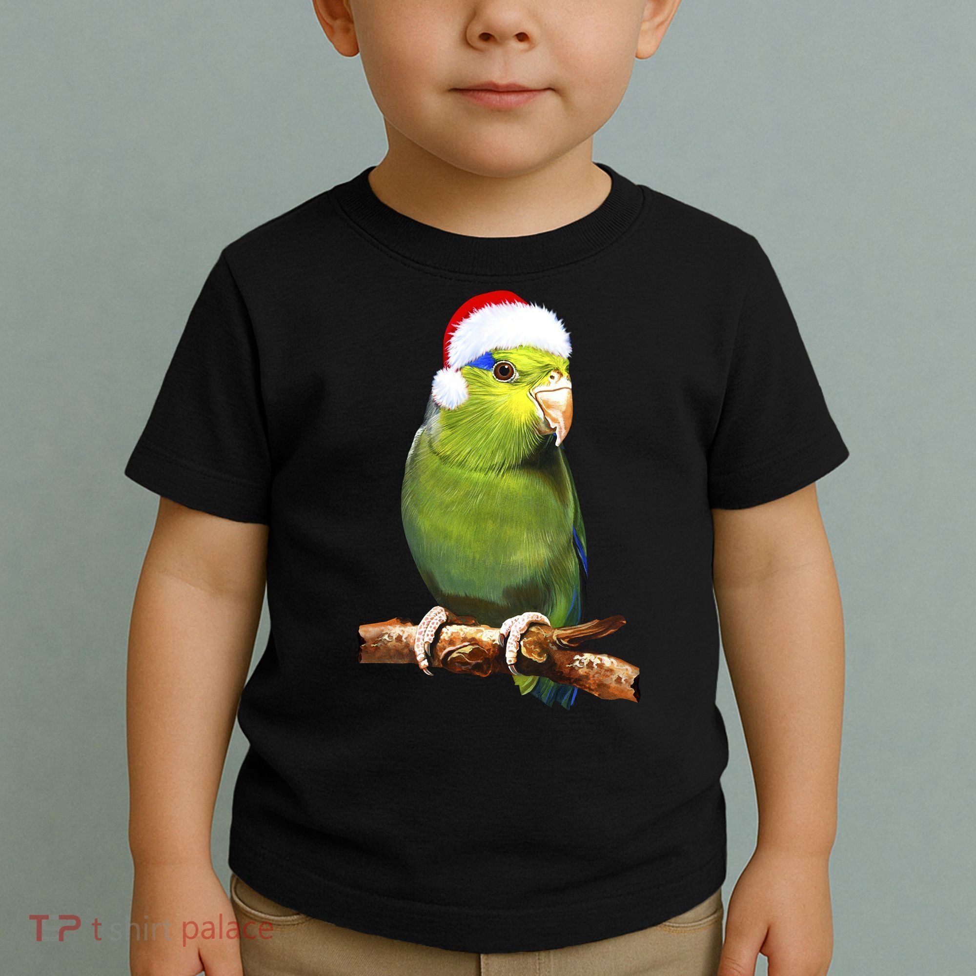 Christmas Bird Parrot Toddler T-Shirt