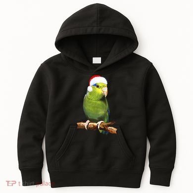 Christmas Bird Parrot Kids Hoodie