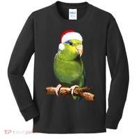 Christmas Bird Parrot Kids Long Sleeve Shirt thumb 0