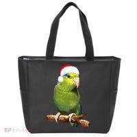 Christmas Bird Parrot Tote Bag thumb 0
