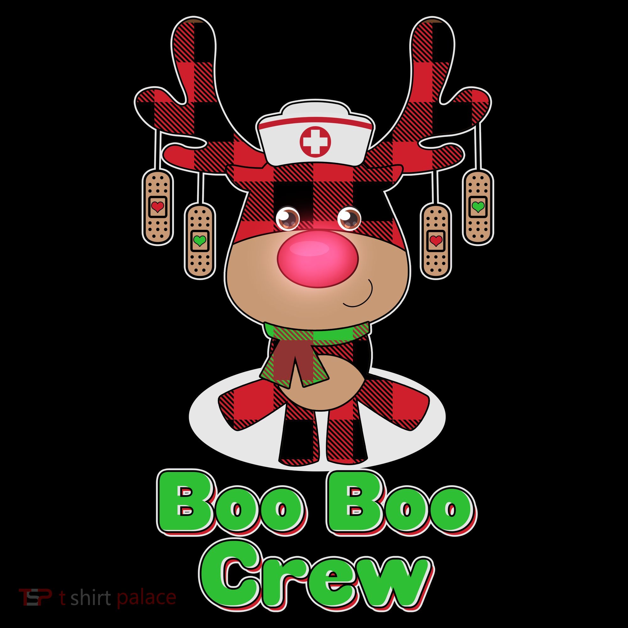Christmas Boo Boo Crew Reindeer Nurse  Coffee Mug