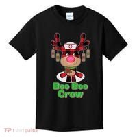 Christmas Boo Boo Crew Reindeer Nurse  Kids T-Shirt thumb 0
