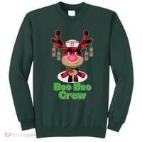 Christmas Boo Boo Crew Reindeer Nurse  Sweatshirt thumb 0