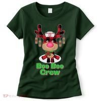 Christmas Boo Boo Crew Reindeer Nurse  Women's T-Shirt thumb 0