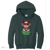Christmas Boo Boo Crew Reindeer Nurse  Kids Hoodie thumb 0