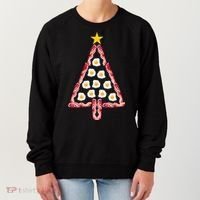 Christmas Breakfast Tree Bacon And Eggs Women's Sweatshirt thumb 0
