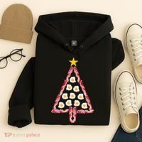 Christmas Breakfast Tree Bacon And Eggs Hoodie thumb 4