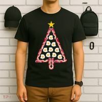 Christmas Breakfast Tree Bacon And Eggs T-Shirt thumb 6
