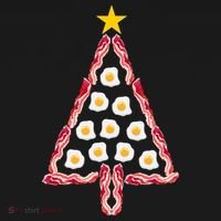 Christmas Breakfast Tree Bacon And Eggs Ornament thumb 1