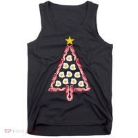 Christmas Breakfast Tree Bacon And Eggs Tank Top thumb 0