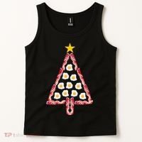 Christmas Breakfast Tree Bacon And Eggs Tank Top thumb 2