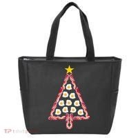 Christmas Breakfast Tree Bacon And Eggs Tote Bag thumb 0