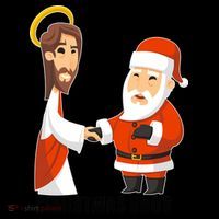 Christmas Bros Jesus And Santa Coffee Mug thumb 5