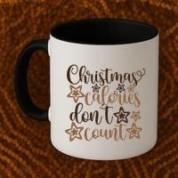 Christmas Calories Don't Count  Coffee Mug thumb 2